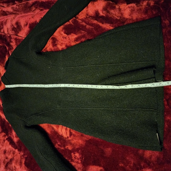 Diesel black 100% wool coat Women's Size S - Picture 10 of 13